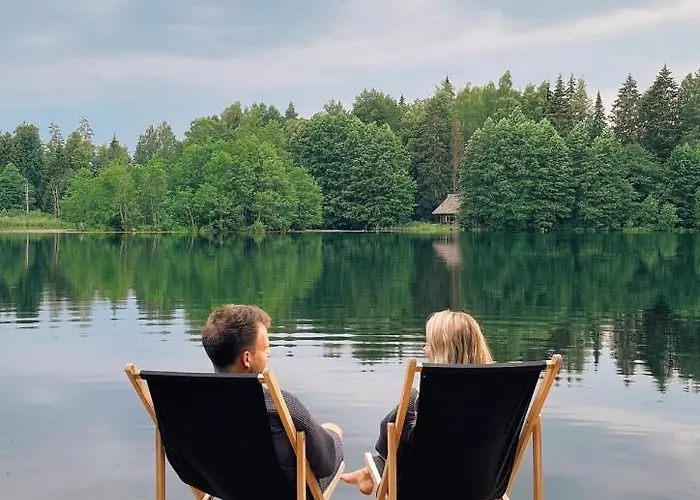 Saarjaerve Vaeike Puhkemaja Jaerve Aeaeres Viira